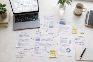 Visual Content Mapping for Structure